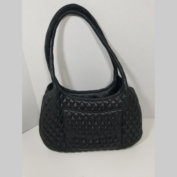 Eric Javits Diamond Quilted Shoulder Bag Tassel - Picture 7 of 7